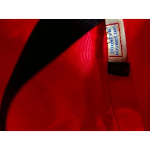 Dooney & Bourke Natural Leather Canvas XLG Wilson Travel Zebra Tote HandbagNWT - Picture 11 of 15